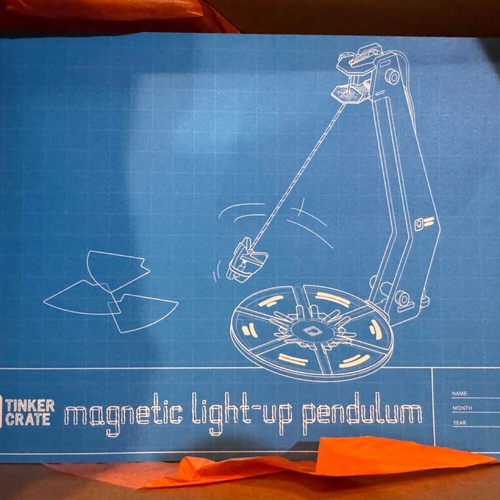 Tinker Crate magnetic light-up pendulum kit